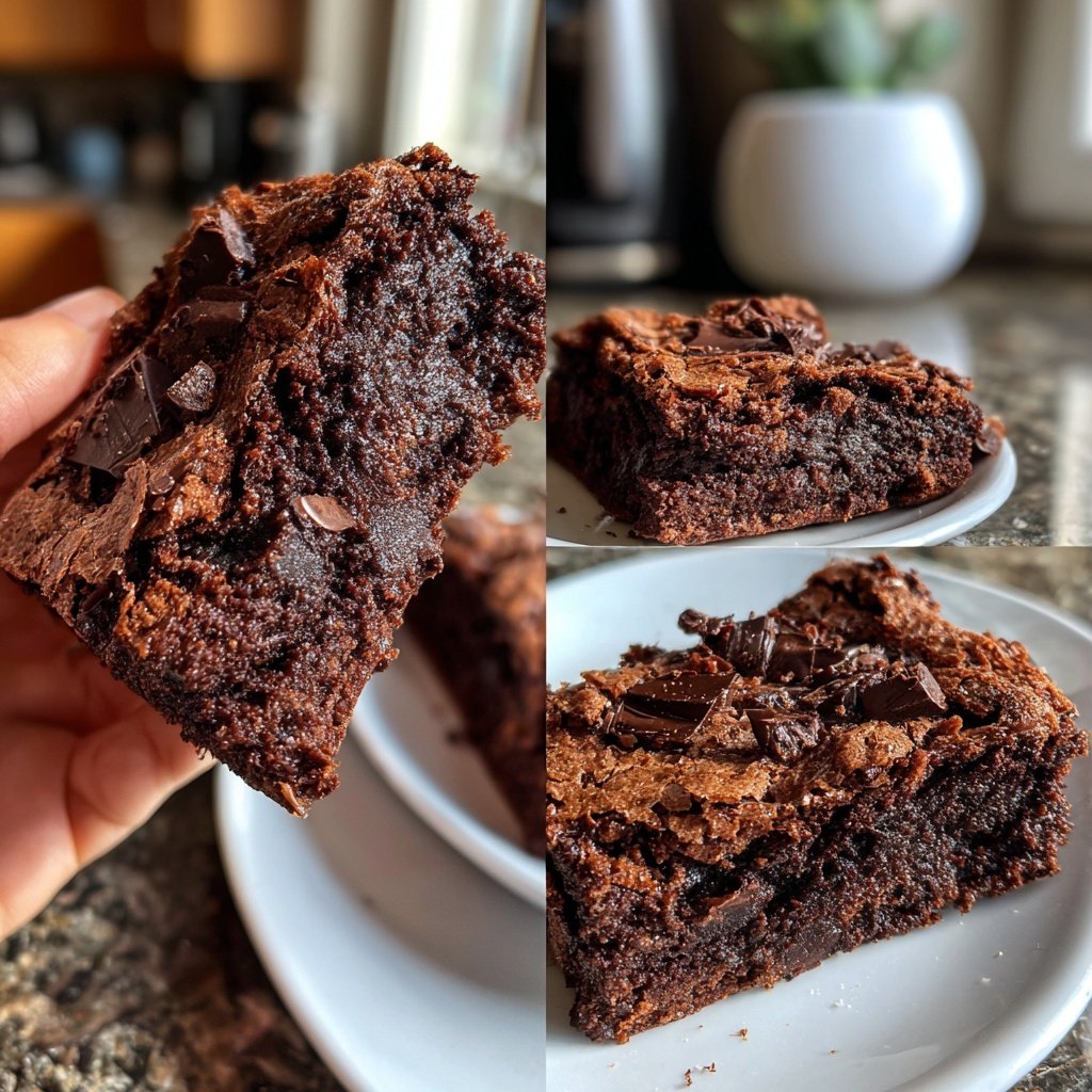 Rich Chocolate Cottage Cheese Brownies