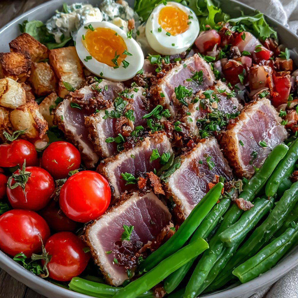 Tuna Nicoise Protein Salad