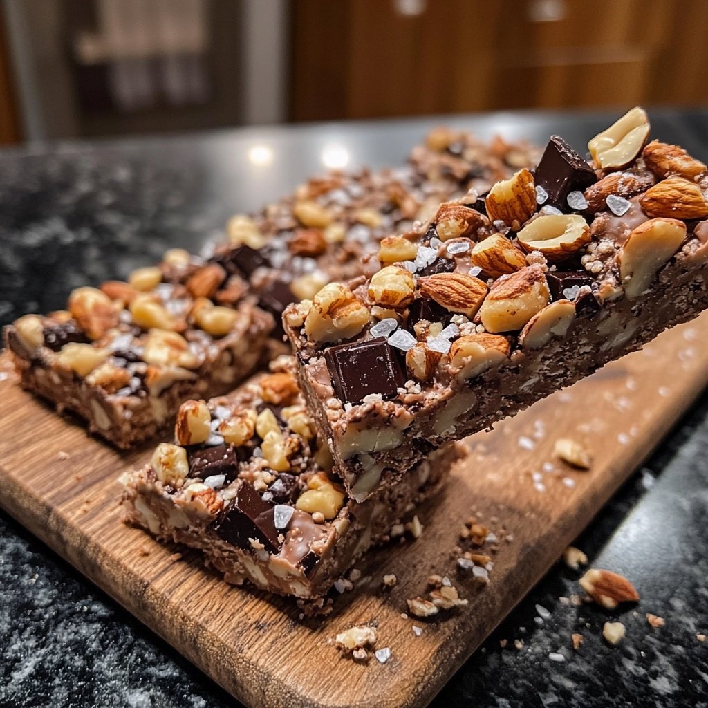 Healthy Chocolate Nut Bars