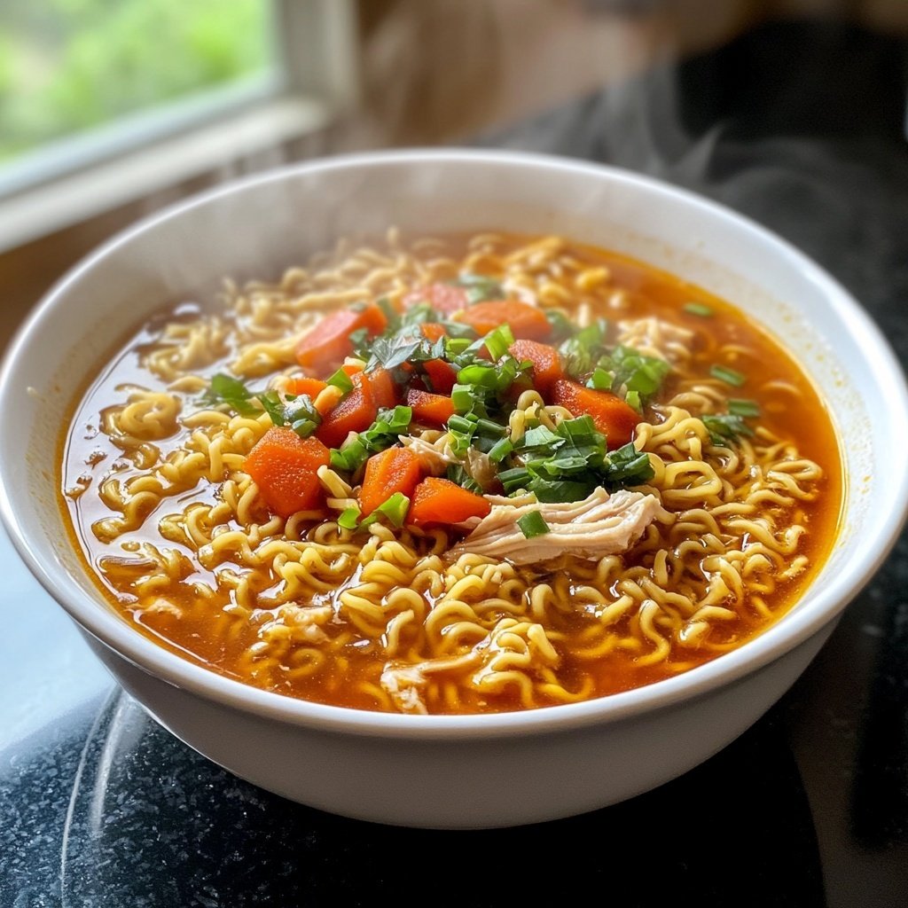 Easy Chicken Ramen Soup