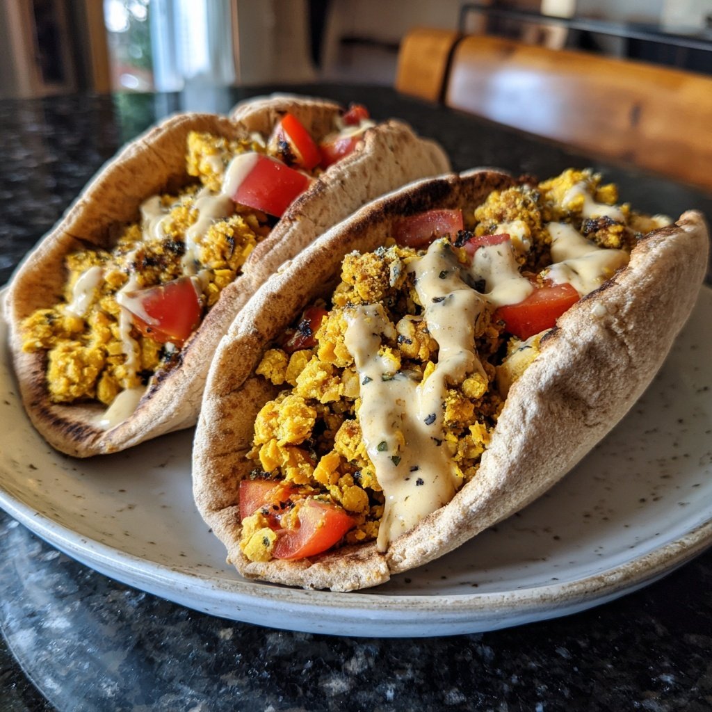 Crispy Chickpea Pita Pockets