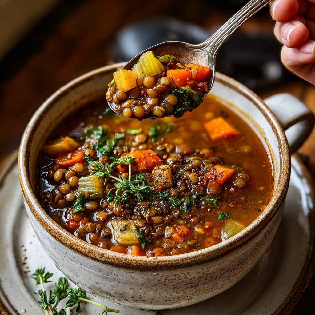 Italian Lentil Soup Hearty Winter