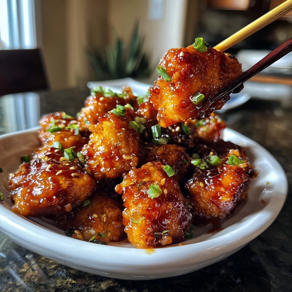 Honey Garlic Chicken Bites