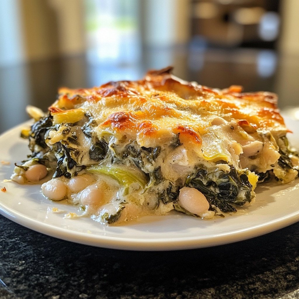 Swiss Chard, Fennel, and White Bean Gratin