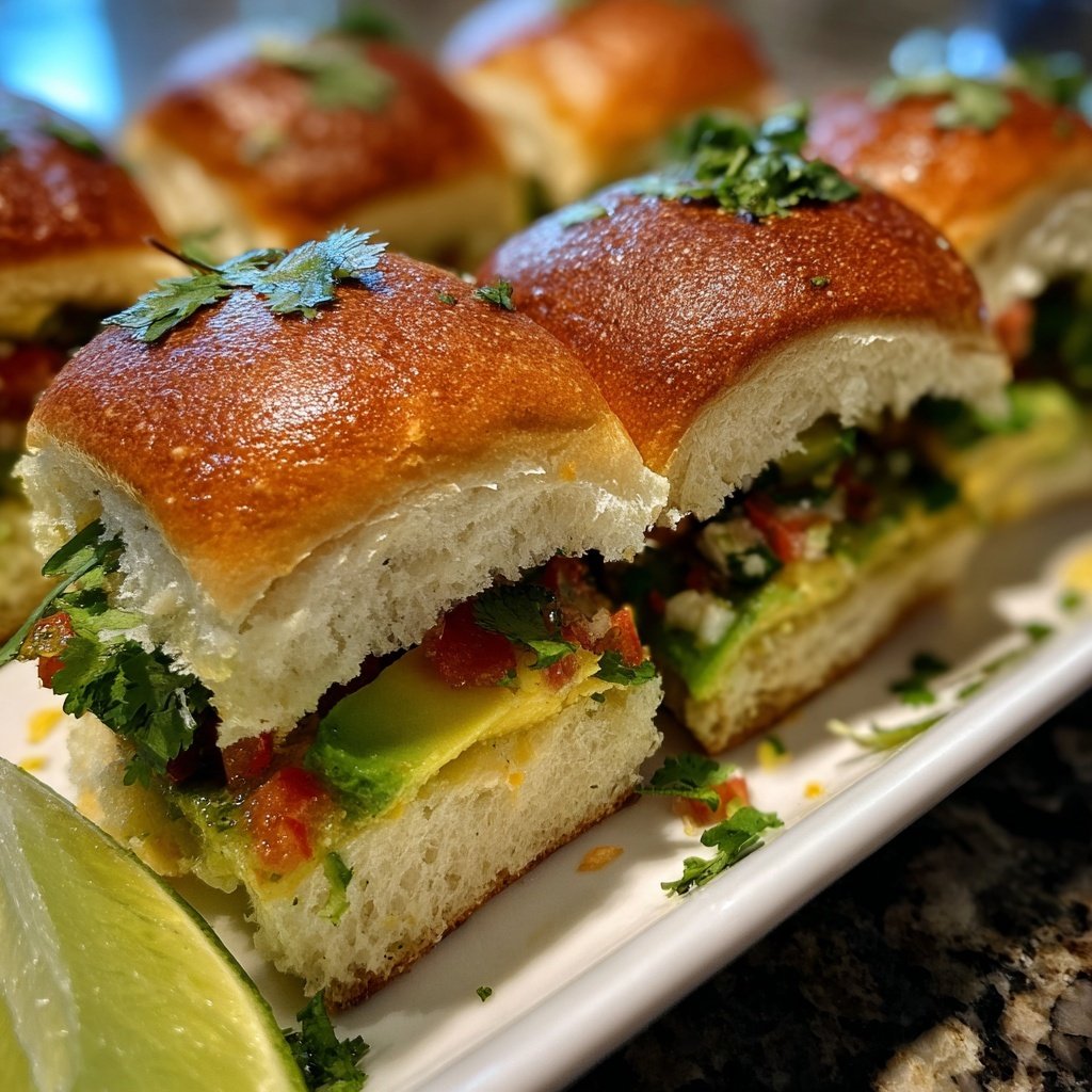 Avocado Lime Slider Surprise