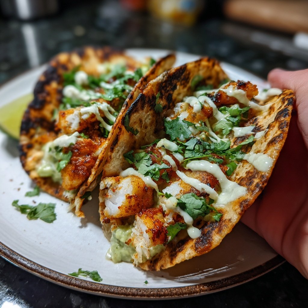 Spicy Jamaican Fish Tacos