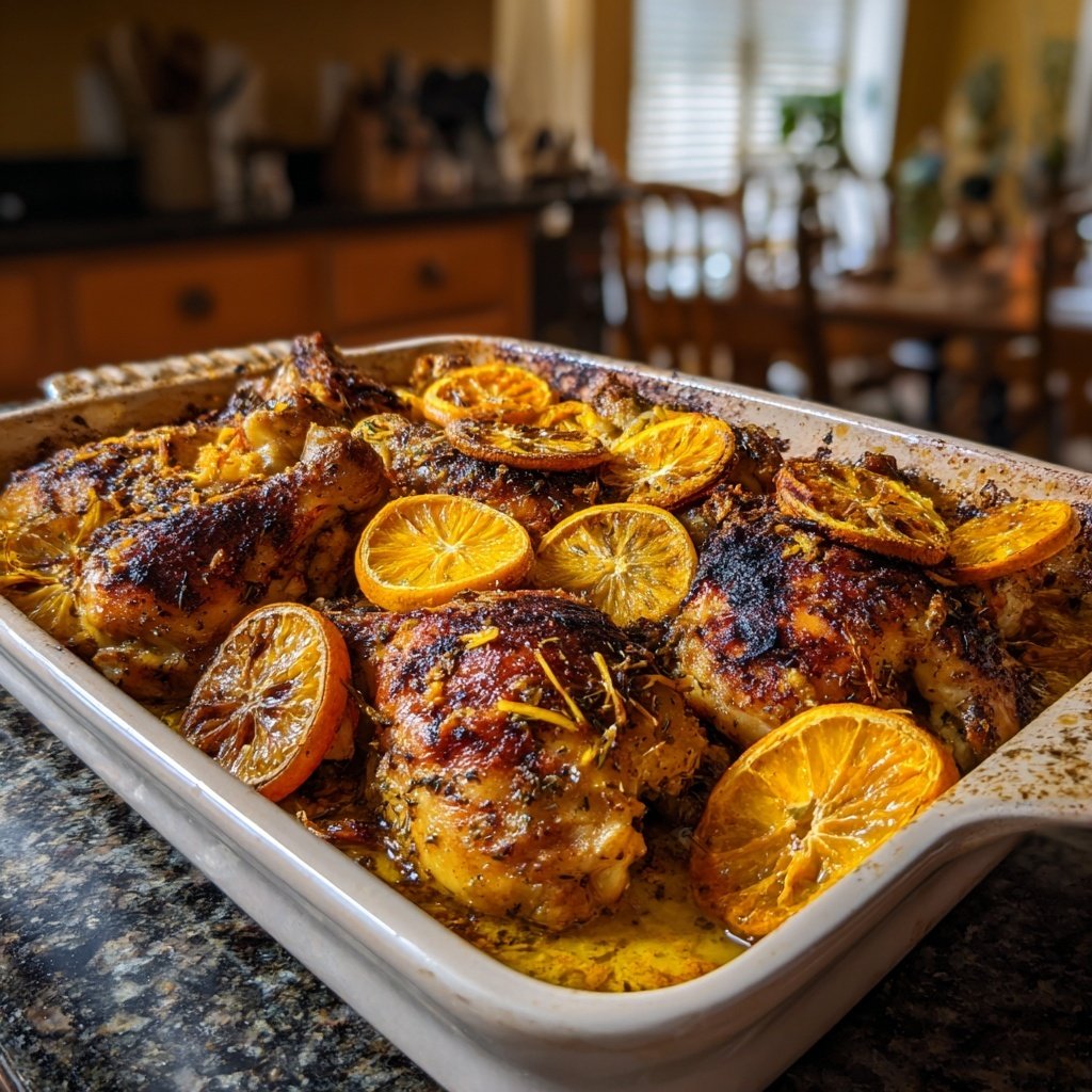 Cozy Citrus Chicken Bake