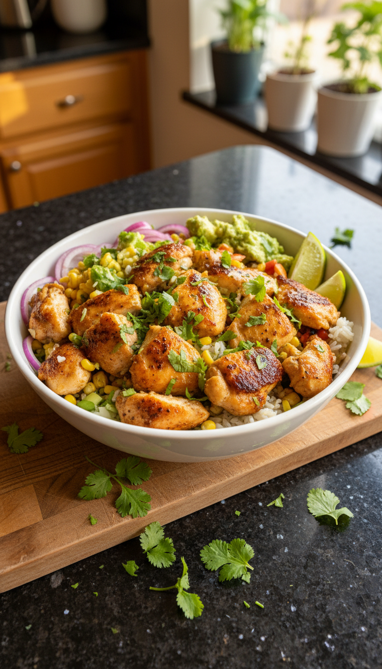 Cilantro Lime Chicken Bowl