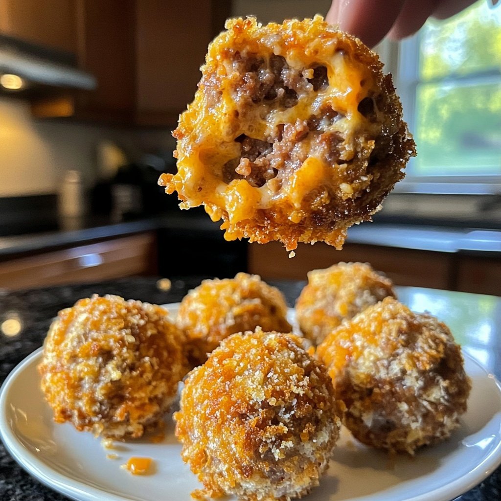 Easy Rotel Sausage Balls Recipe for Party Snacks