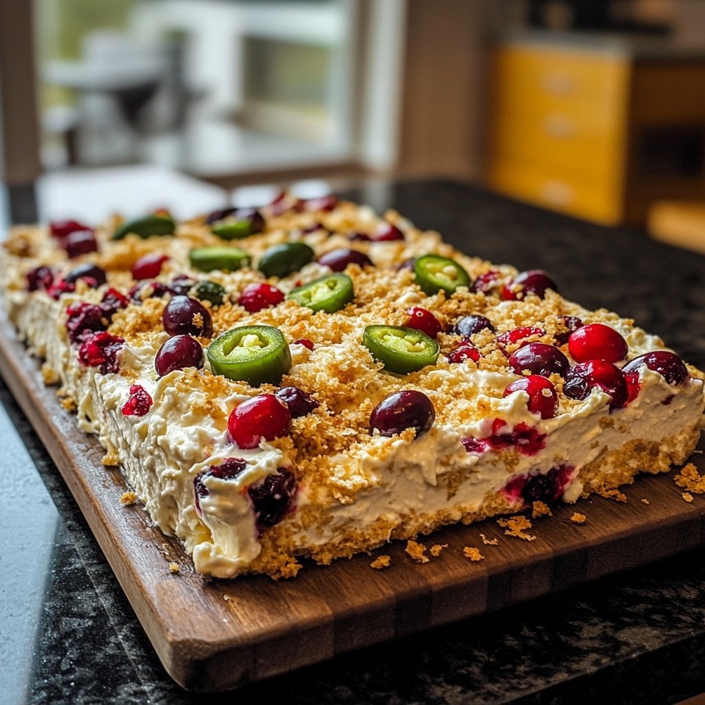 Cranberry Jalapeño Cream Cheese Dip