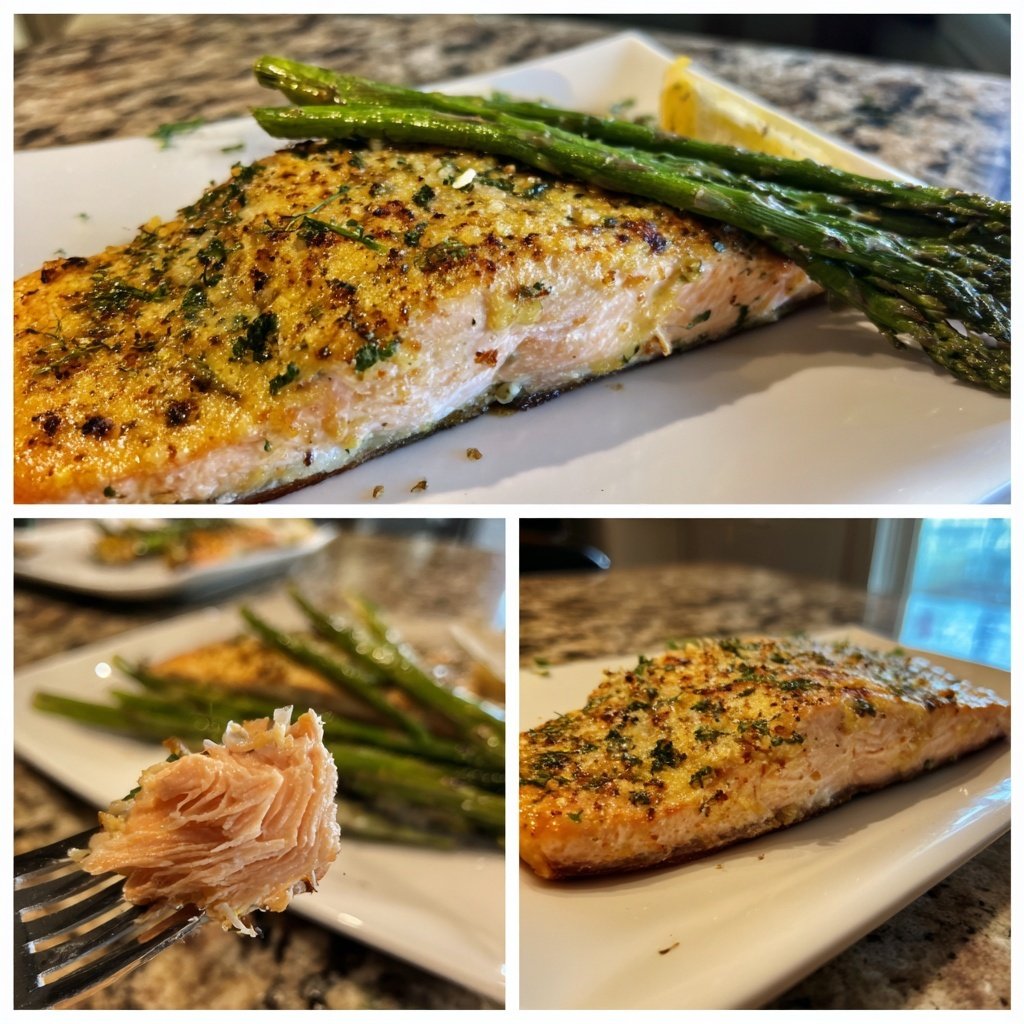 Baked Salmon with Asparagus