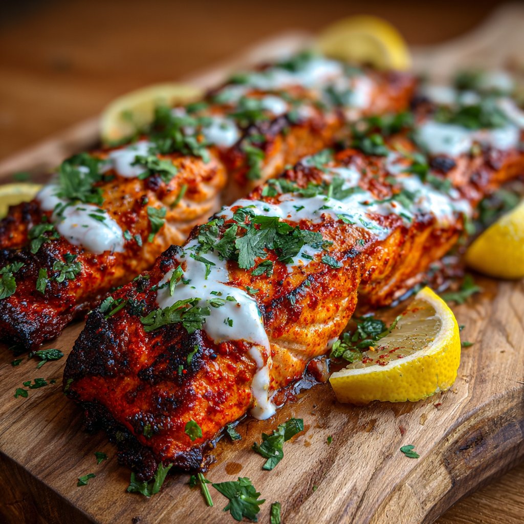 Tandoori Spiced Salmon Delight