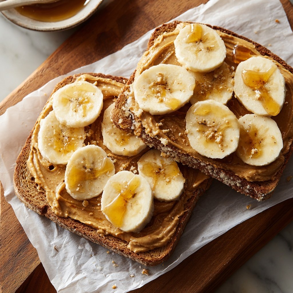 Peanut Butter Banana Toast