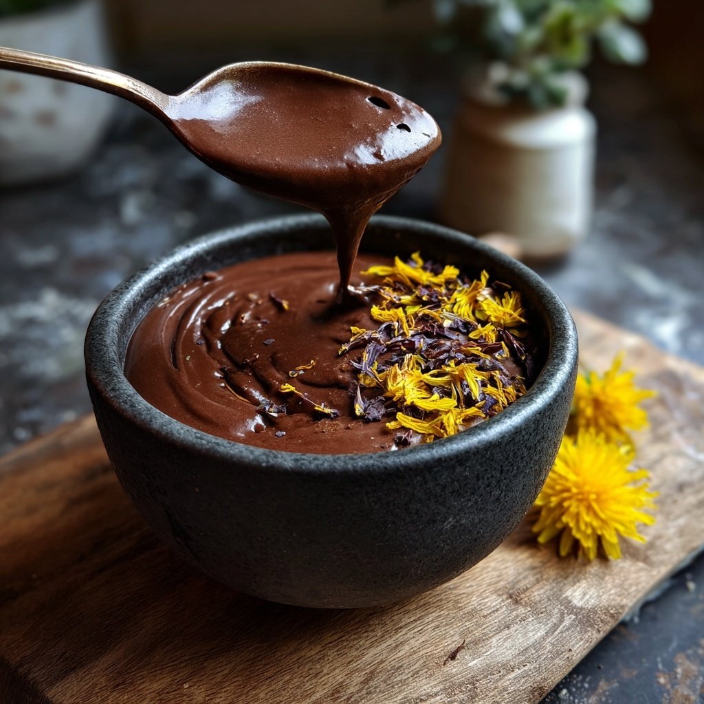 Velveteen Chocolate Dandelion Pudding