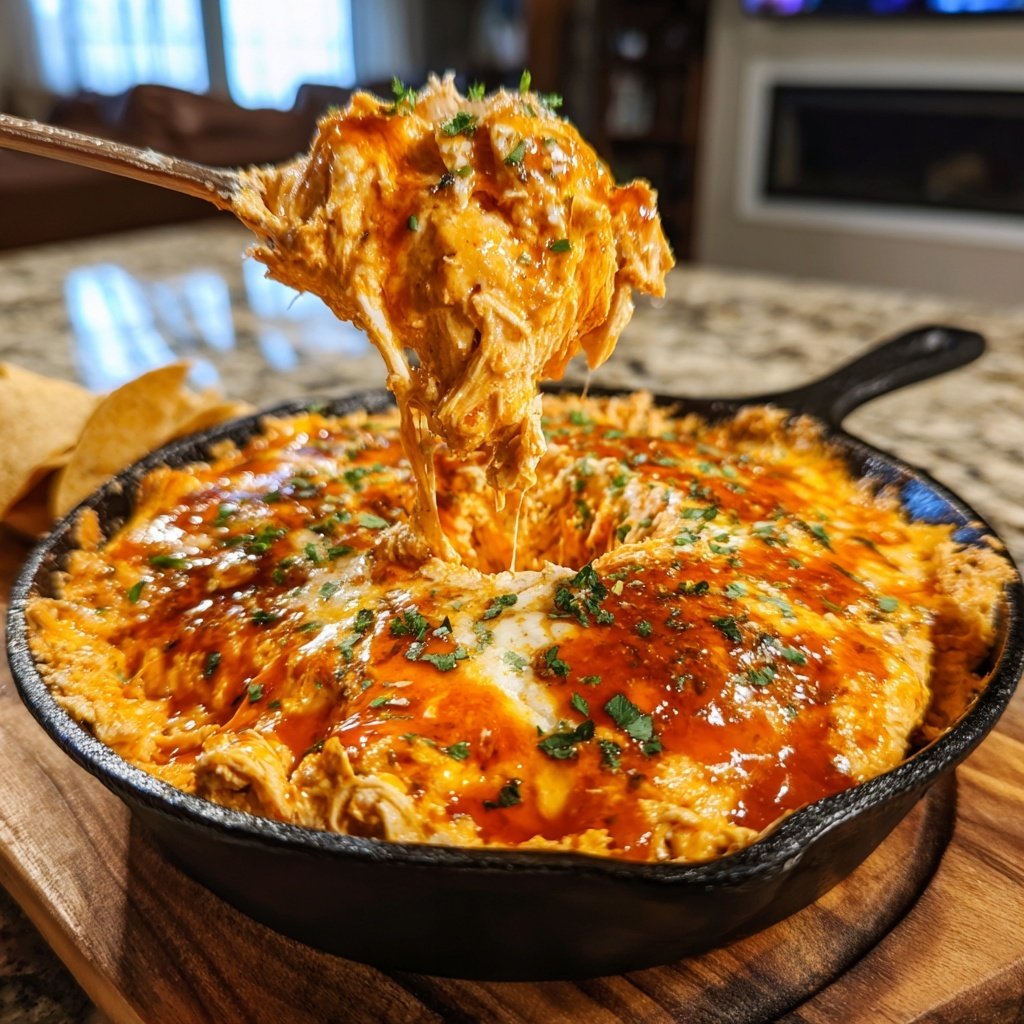 Creamy Buffalo Chicken Dip