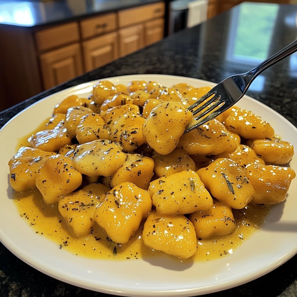 Butternut Squash Gnocchi with Sage Butter Sauce