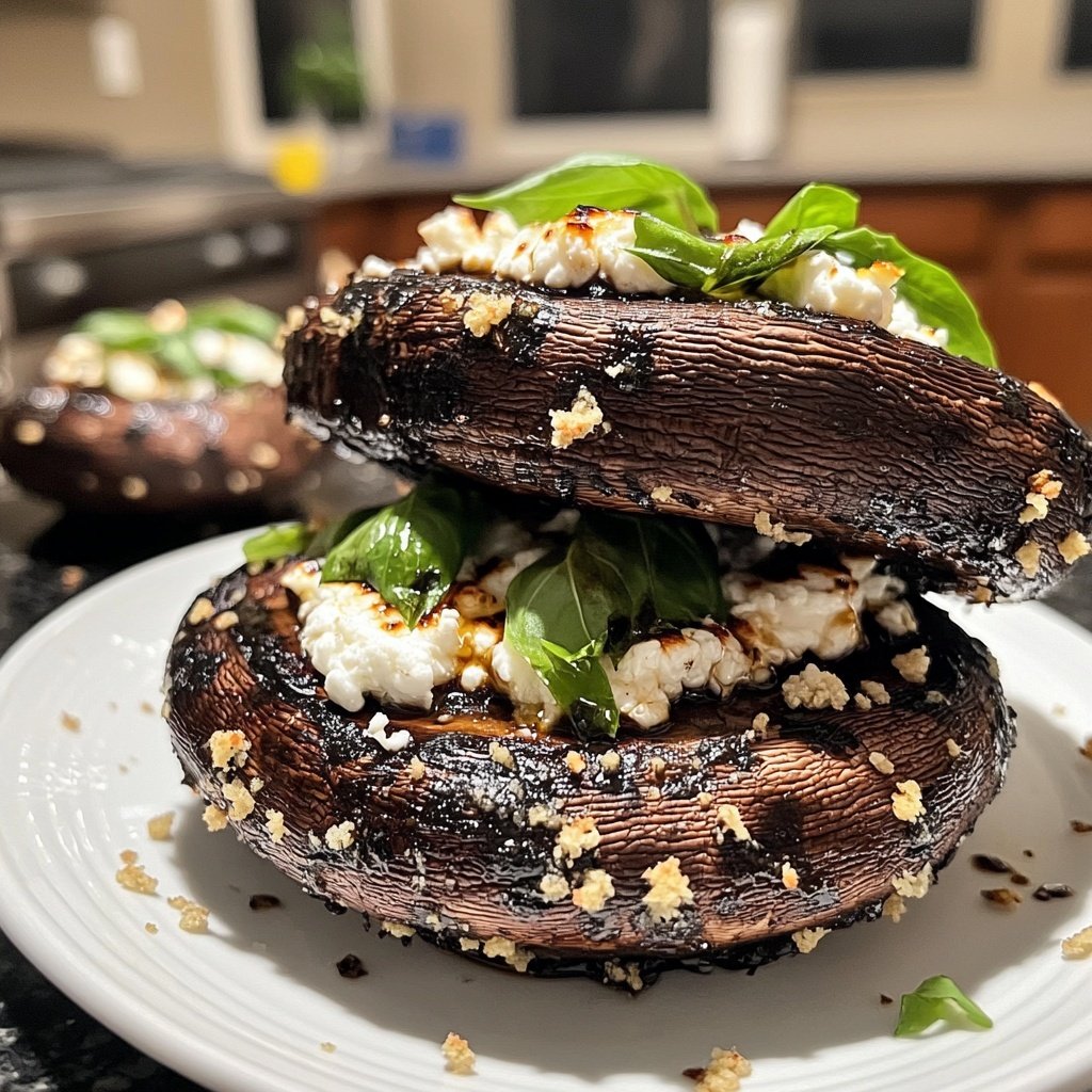 Balsamic Portobello Burgers