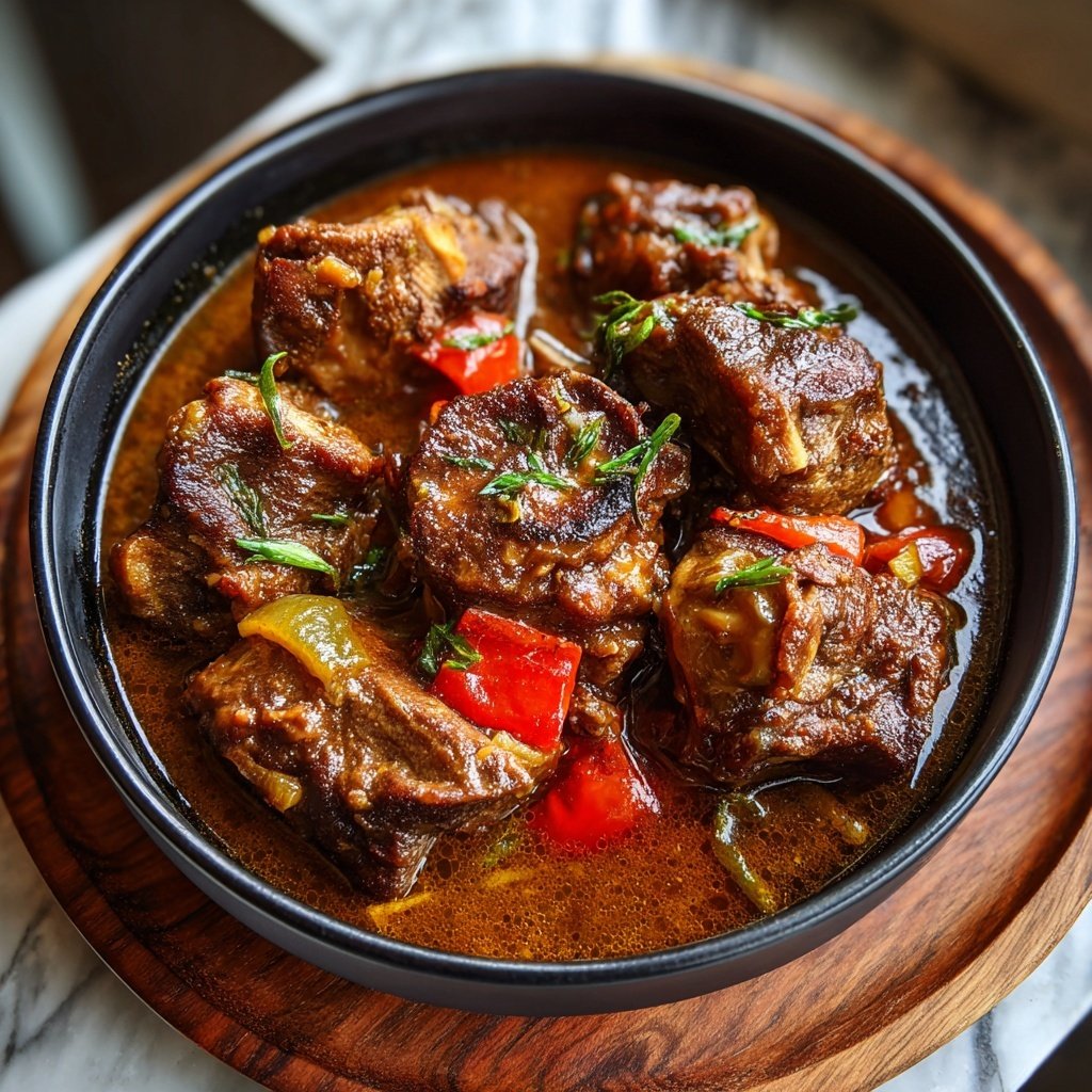 Jamaican Oxtail Stew Recipe