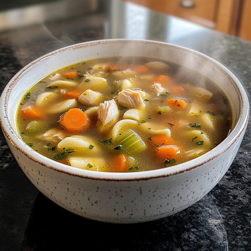 CopyCat Panera Bread Chicken Noodle Soup