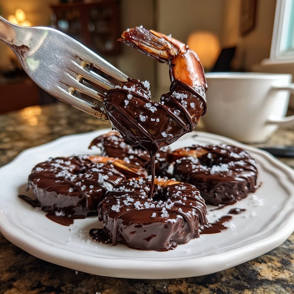 Valentine's Day Chocolate Coated Shrimp