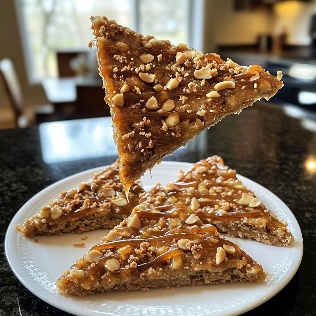 Caramelized Nut Corner Triangles